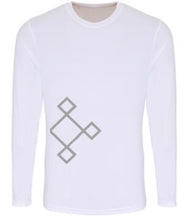 Load image into Gallery viewer, KACPH Mens Long Sleeve White T-Shirt - Front