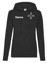 Load image into Gallery viewer, KACPH Womens Black Hoodie - Front