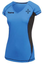 Load image into Gallery viewer, KACPH Womens Performance BlueT-Shirt - Front