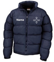 Load image into Gallery viewer, KACPH Mens Navy Down Jacket - Front